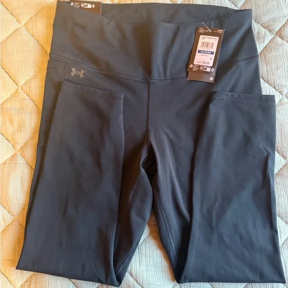 Under Armour Women's  Black Leggings - Picture 3 of 5